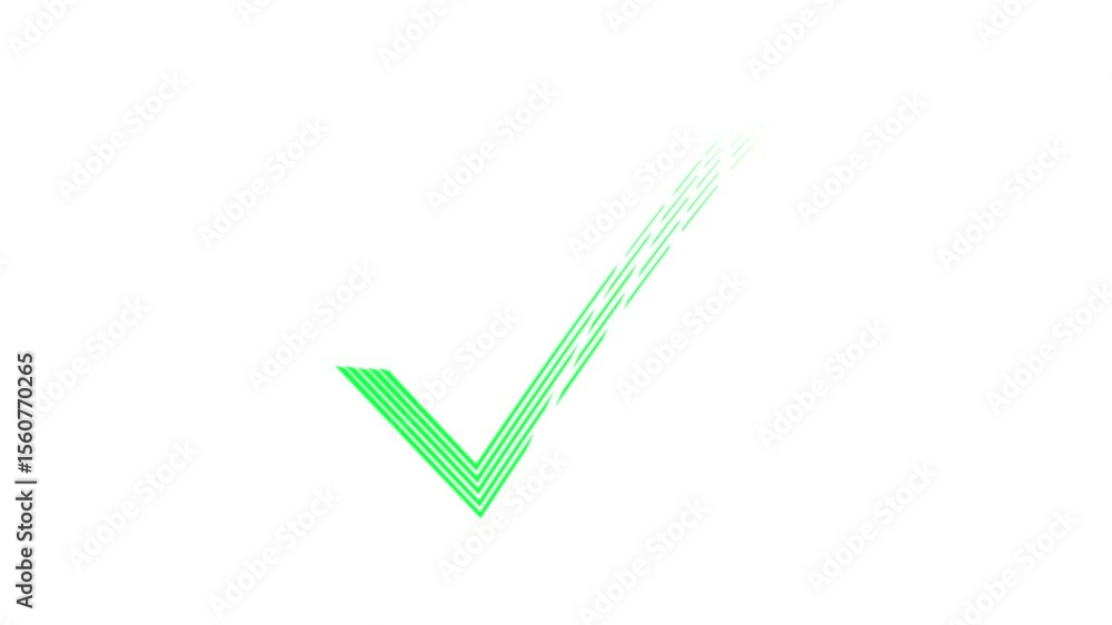 Green Check mark animation Motion Graphics stock video. Check mark verified selection, Check mark brush paint style animation on white background. Green Check mark animation Motion Graphics stock video. Check mark verified selection, Check mark brush paint style animation on white background.