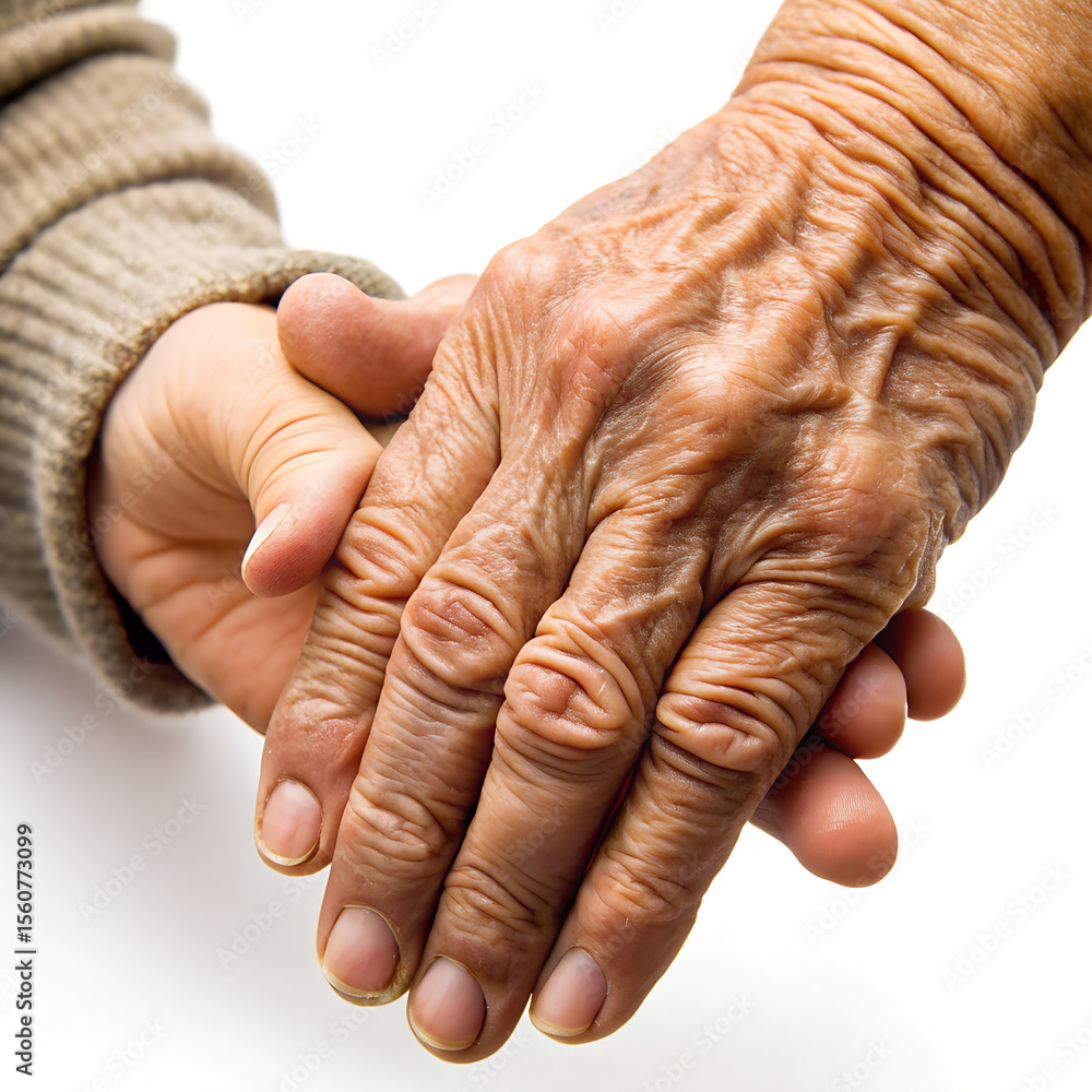 Fototapeta premium International day of older persons symbols or elements illustration design