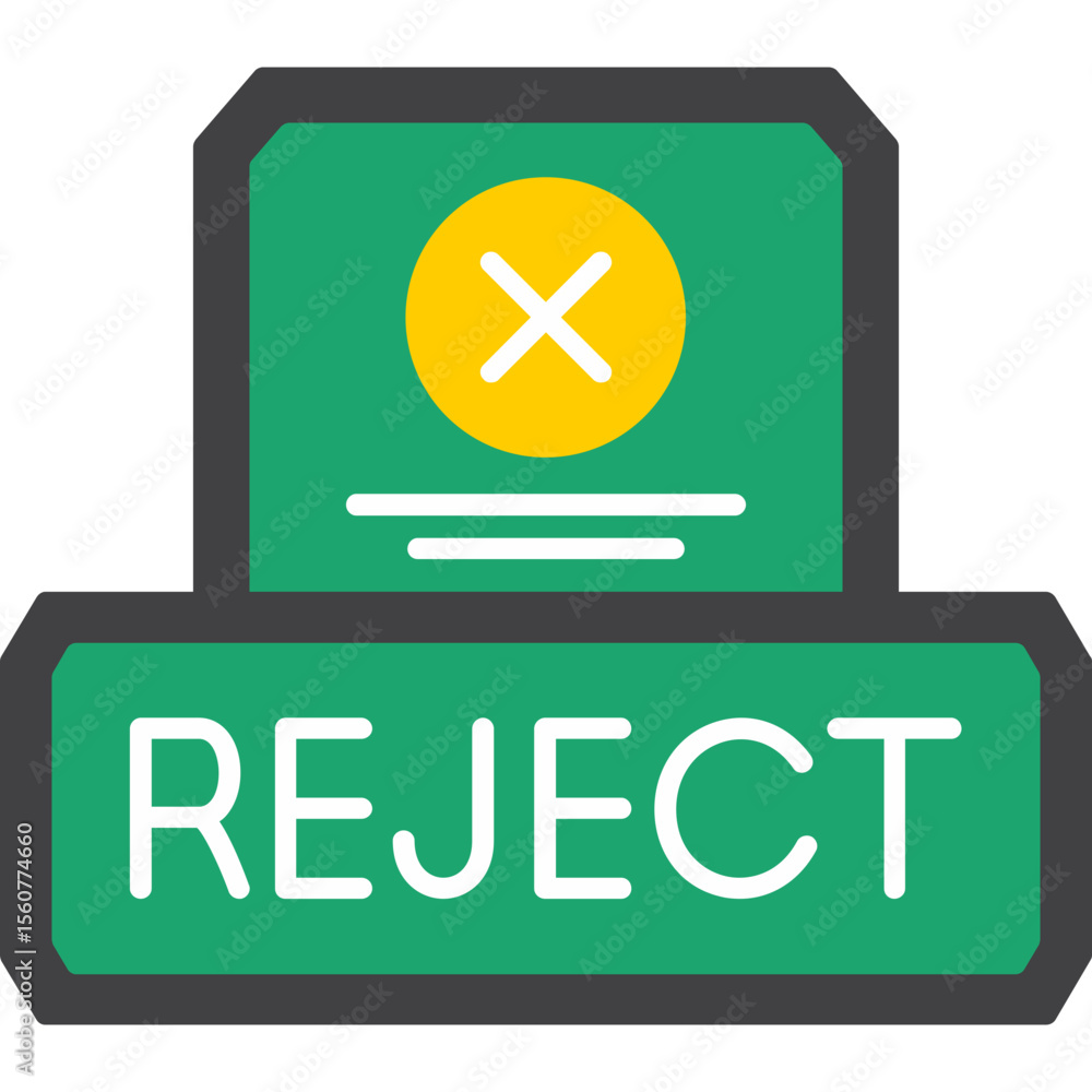 Obraz premium Reject Icon