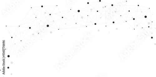 connected dots, connection abstract design vector