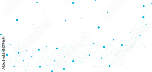 connected dots, connection abstract design vector