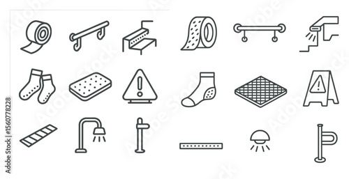 Collection of various items including a roll of toilet paper, a roll of tape, a pair of socks, a pair of shoes, a pair of slippers, a pair of pants, a pair of shorts, a pair of gloves, a pair