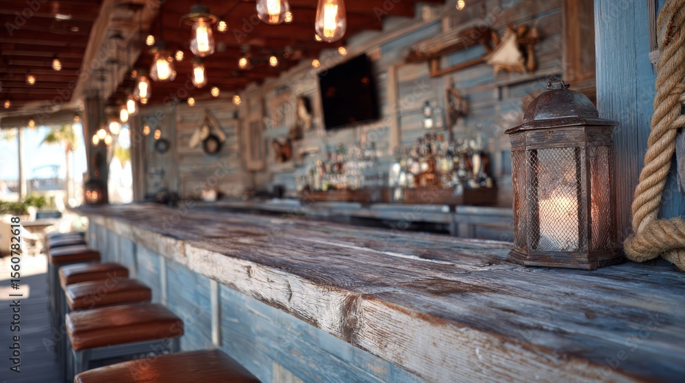 Fototapeta premium Cozy beach bar