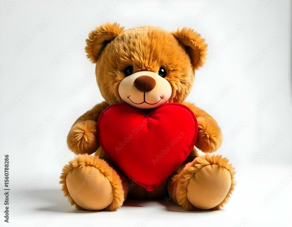 Obraz premium teddy bear with heart