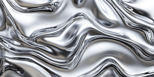 Abstract metallic liquid flow (1)