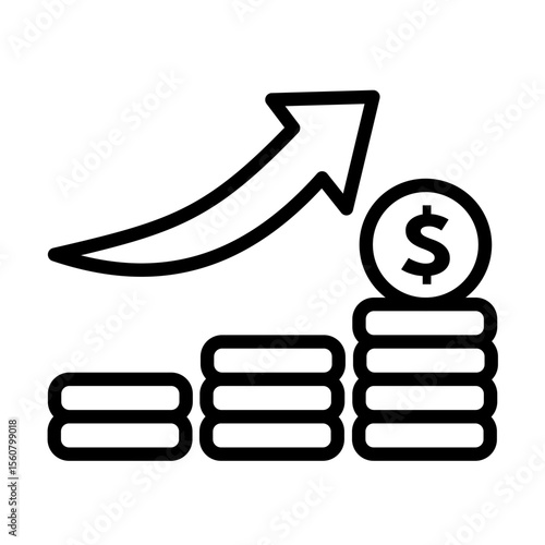 profitability – vector icon illustration