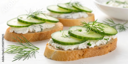 Cucumber and Cream Cheese C...