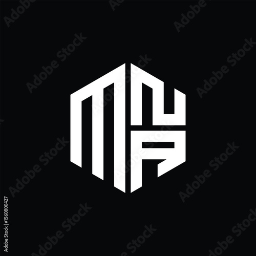 
MNA logo MNA icon MNA monogram MNA letter minimalist Circle flat Unique modern abstract logo design.
