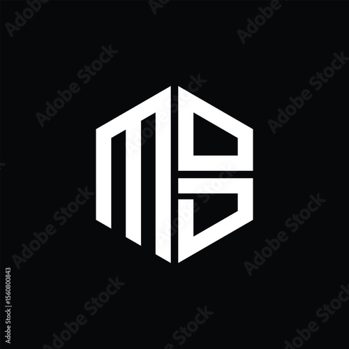 
MOD logo MOD icon MOD monogram MOD letter minimalist Circle flat Unique modern abstract logo design.