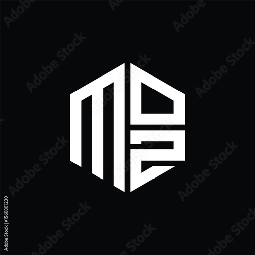 MOZ logo MOZ icon MOZ monogram MOZ letter minimalist Circle flat Unique modern abstract logo design.