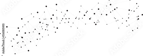connected dots vector design