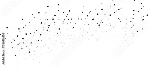 connected dots vector design