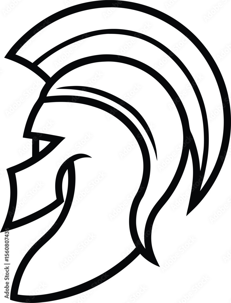 Naklejka premium vector image of a black and white mask