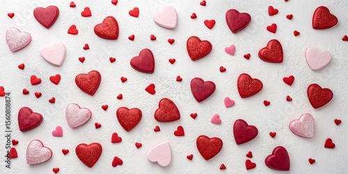 Red and Pink Hearts Valenti...