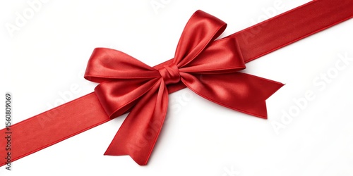 Red Satin Ribbon Bow Diagon...