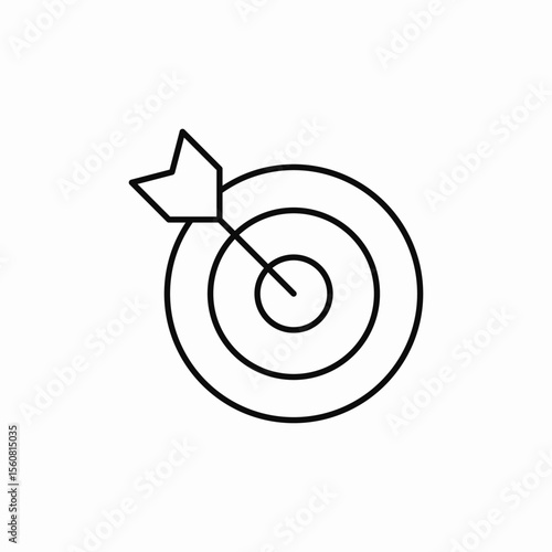 goal shoot aim icon sign vector
