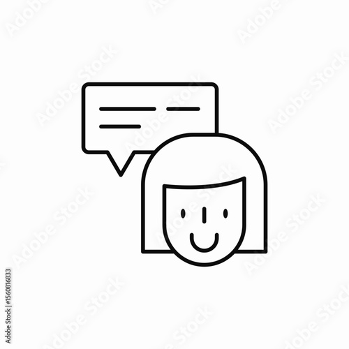 user ask speech bubble icon sign vector