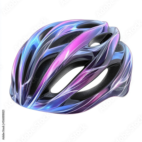 bike helmet isolated on white