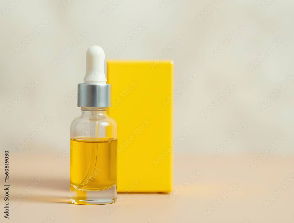 Yellow Dropper Bottle Packaging Mockup on Sandy Beach - Natural Wellness Product in Coastal Setting for Lifestyle Branding Yellow Dropper Bottle Packaging Mockup on Sandy Beach - Natural Wellness Product in Coastal Setting for Lifestyle Branding