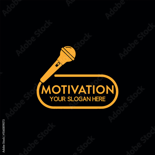 motivation logo design vector
