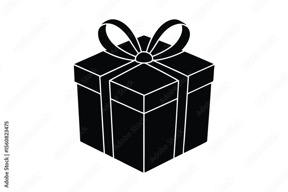 Obraz premium gift box isolated on white