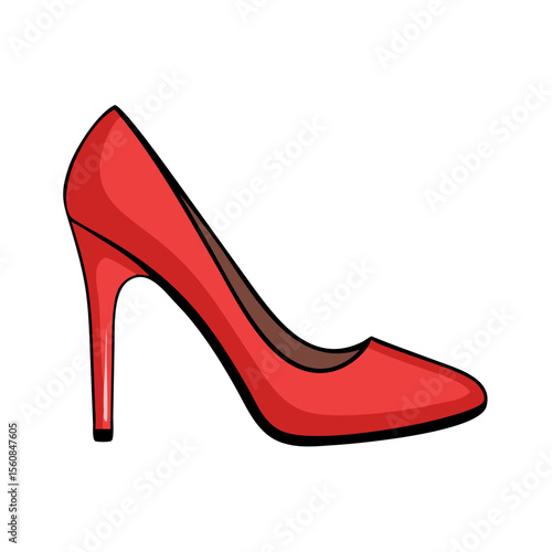 Stylish Stiletto Icon for Fashion Design