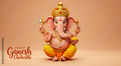 Happy Ganesh Chaturthi: Lord Ganesha Festival Celebration