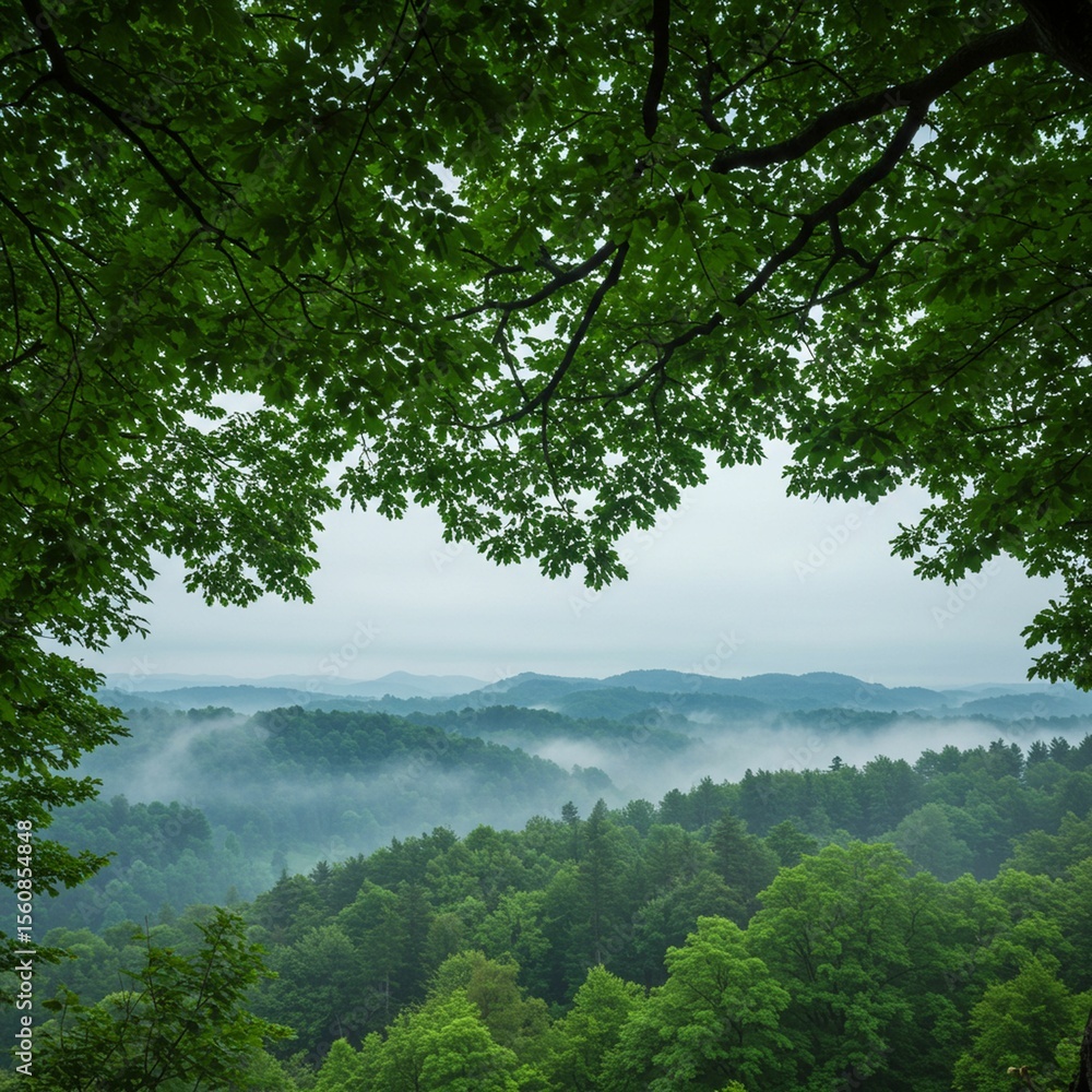 Obraz premium forest in the morning