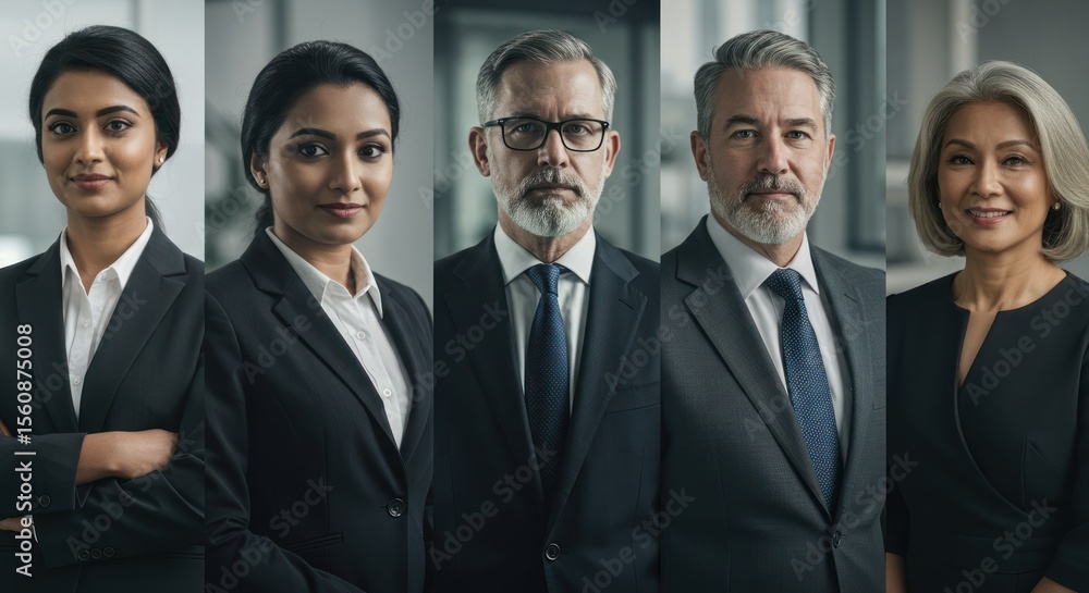 Diverse Team of Successful Business Professionals Leadership, Expertise, and Collaboration Diverse Team of Successful Business Professionals Leadership, Expertise, and Collaboration