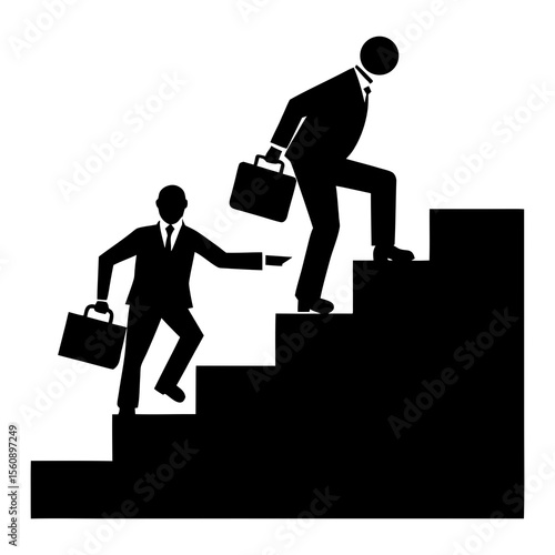 Successful businesses are the blueprint vector for pulling unsuccessful businesses towards success.