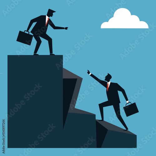 Successful businesses are the blueprint vector for pulling unsuccessful businesses towards success.