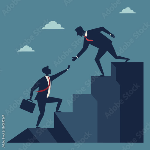 Successful businesses are the blueprint vector for pulling unsuccessful businesses towards success.