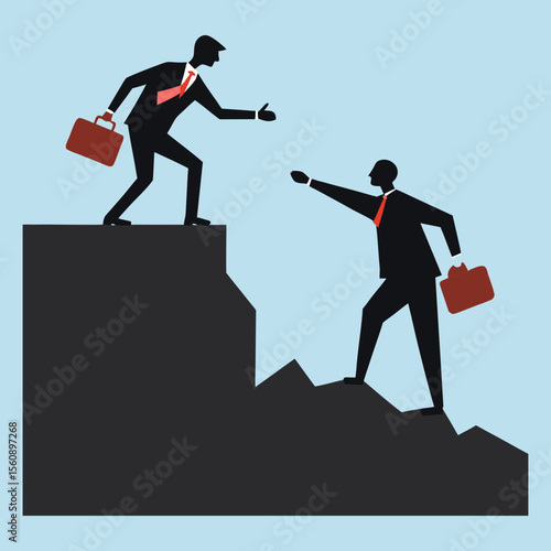 Successful businesses are the blueprint vector for pulling unsuccessful businesses towards success.