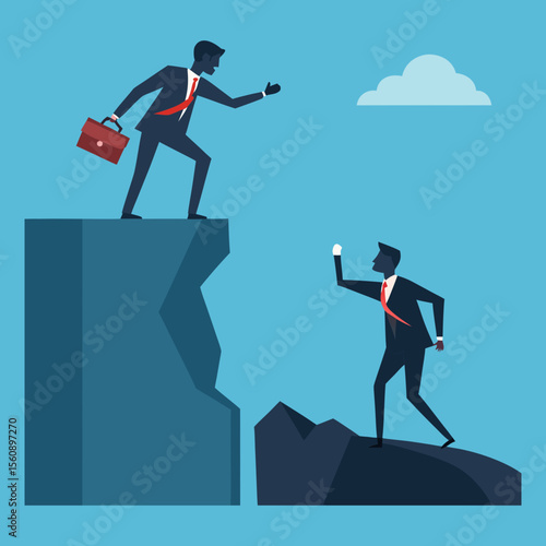 Successful businesses are the blueprint vector for pulling unsuccessful businesses towards success.