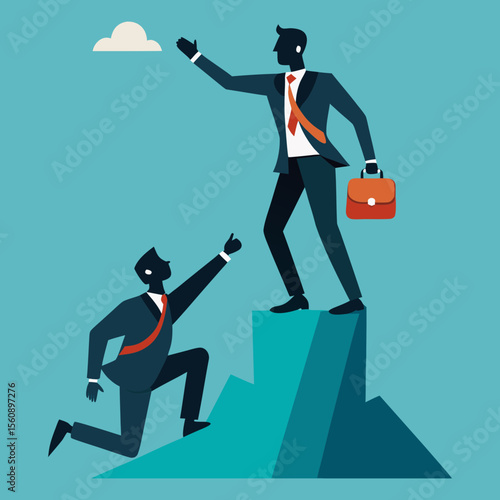 Successful businesses are the blueprint vector for pulling unsuccessful businesses towards success.