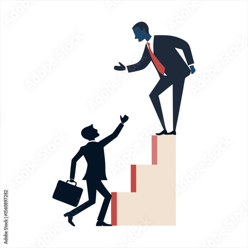 Successful businesses are the blueprint vector for pulling unsuccessful businesses towards success.