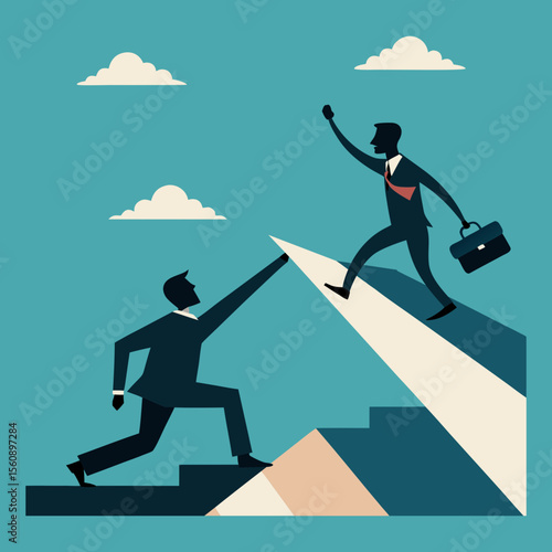Successful businesses are the blueprint vector for pulling unsuccessful businesses towards success.