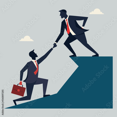 Successful businesses are the blueprint vector for pulling unsuccessful businesses towards success.