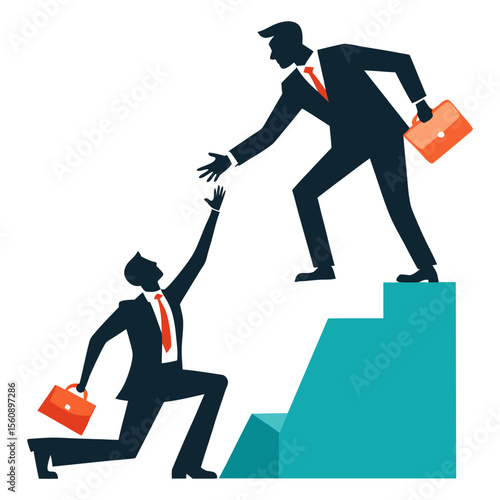 Successful businesses are the blueprint vector for pulling unsuccessful businesses towards success.