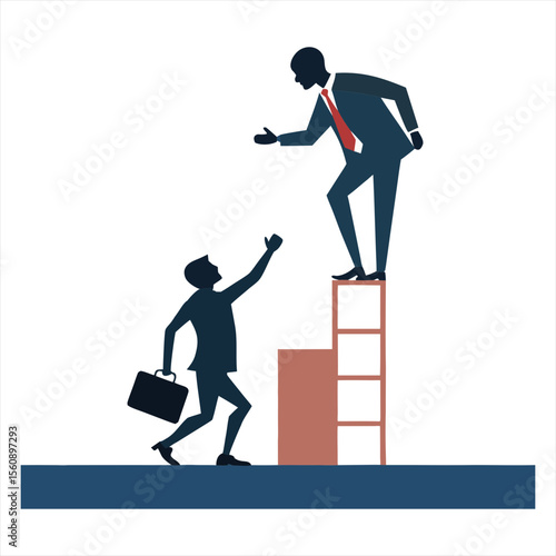 Successful businesses are the blueprint vector for pulling unsuccessful businesses towards success.