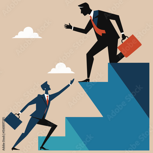 Successful businesses are the blueprint vector for pulling unsuccessful businesses towards success.