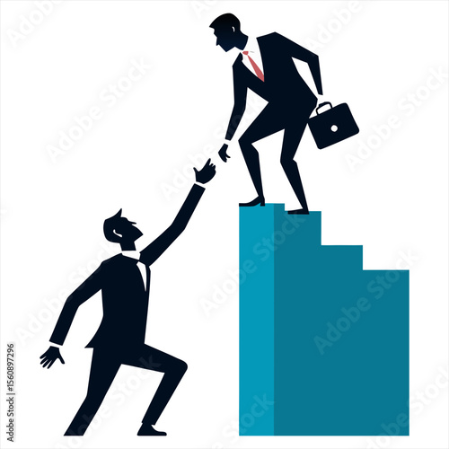 Successful businesses are the blueprint vector for pulling unsuccessful businesses towards success.