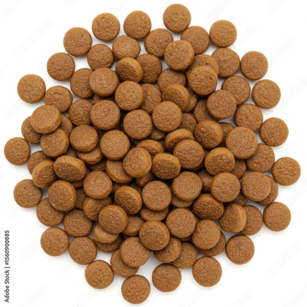 Dog food kibble pile nutrition pet food brown kibble dry food diet Dog food kibble pile nutrition pet food brown kibble dry food diet