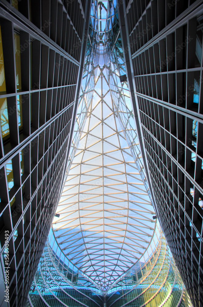 Obraz premium The modern architecture of Lombardy Building in Milan, Italy