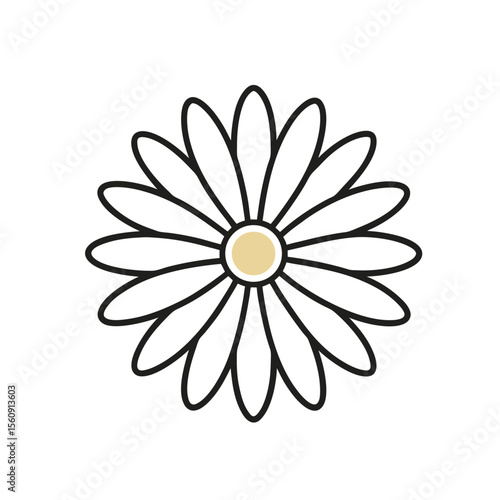 daisy-outline-vector-icon-whith-white-background.eps