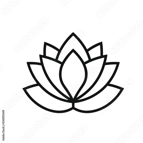 lotus-outline-vector-icon-whith-white-background.eps