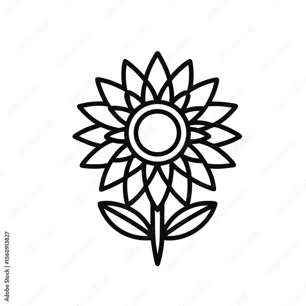 sunflower-outline-vector-icon-whith-white-backgrou.eps sunflower-outline-vector-icon-whith-white-backgrou.eps