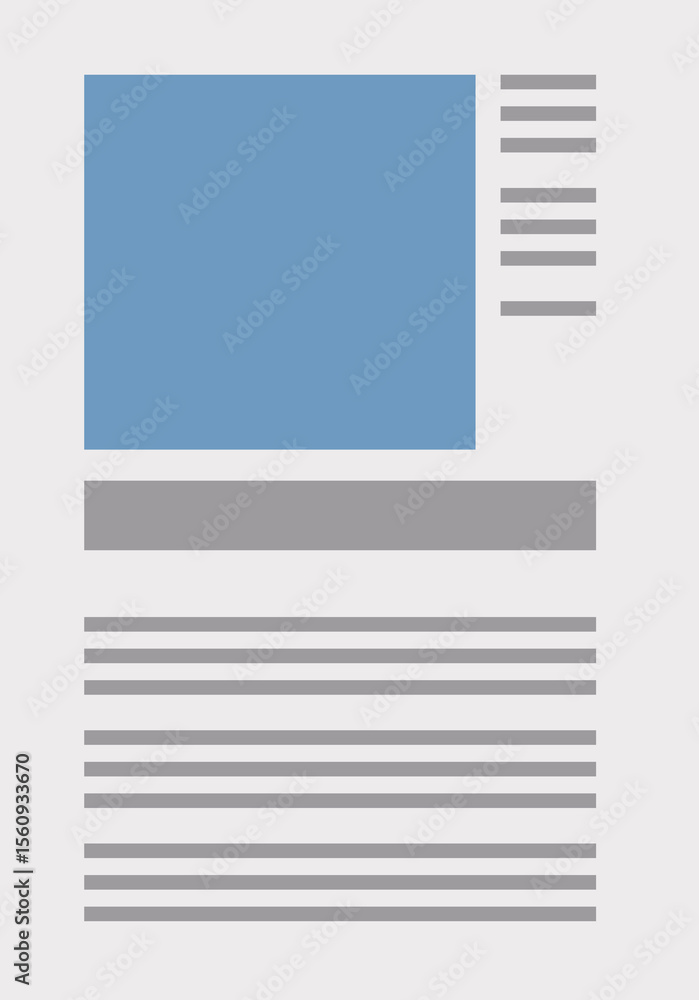 Flat Newspaper Layout Flat Newspaper Layout