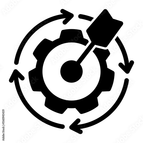 Precision Targeting System from the Business Automation icon collection (Solid style)