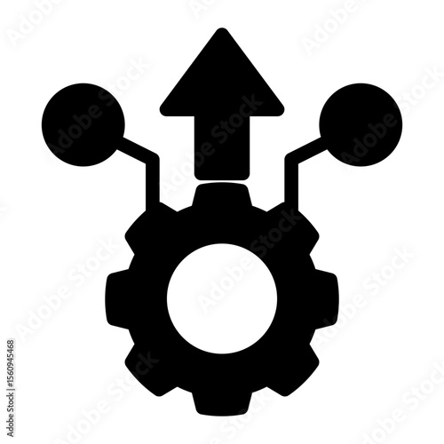 Workflow Efficiency Monitor from the Business Automation icon collection (Solid style)